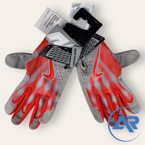 Nike Gloves Alpha Elite Batting Baseball Gloves Oregon State  FB4184-031 - Picture 1 of 4